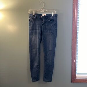 Mid-rise ankle skinny jeans
